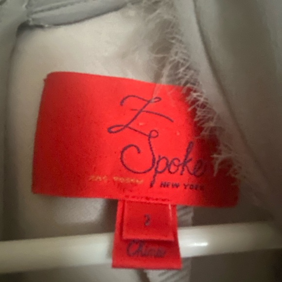 Z Spoke Zac Posen Gray Dress size 2 - Picture 5 of 6